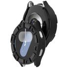 For Samsung Galaxy Watch 7 40mm Armour Hollow TPU Watch Protective Case(Black) - 3