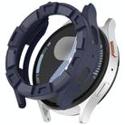 For Samsung Galaxy Watch 7 40mm Armour Hollow TPU Watch Protective Case(Midnight Blue) - 1