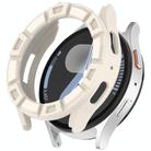 For Samsung Galaxy Watch 7 44mm Armour Hollow TPU Watch Protective Case(Starlight) - 1