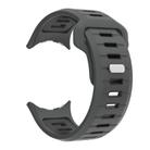 For Google Pixel Watch 3 45mm Two Color Reverse Buckle Silicone Watch Band(Charcoal Black) - 3