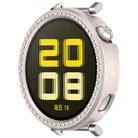 For Huawei Watch GT5 / GT4 41mm Single Row Diamond Half Coverage PC Hollow Watch Protective Case(Polish Starlight) - 2