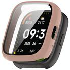 For Lexin Watch 3 Tempered Film Integrated PC Watch Protective Case(Cherry Pink) - 1