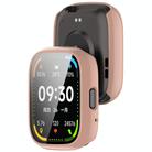 For Lexin Watch 3 Tempered Film Integrated PC Watch Protective Case(Cherry Pink) - 3