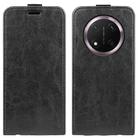 For Honor X9c R64 Texture Single Vertical Flip Leather Phone Case(Black) - 1