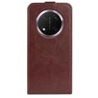 For Honor X9c R64 Texture Single Vertical Flip Leather Phone Case(Brown) - 3