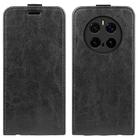 For Honor Magic7 Pro R64 Texture Single Vertical Flip Leather Phone Case(Black) - 1