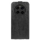 For Honor Magic7 Pro R64 Texture Single Vertical Flip Leather Phone Case(Black) - 3
