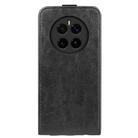 For Honor Magic7 5G R64 Texture Single Vertical Flip Leather Phone Case(Black) - 3