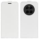 For Honor Magic7 5G R64 Texture Single Vertical Flip Leather Phone Case(White) - 1