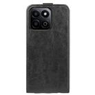 For Honor 200 Smart R64 Texture Single Vertical Flip Leather Phone Case(Black) - 3
