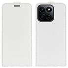 For Honor 200 Smart R64 Texture Single Vertical Flip Leather Phone Case(White) - 1