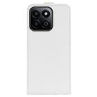 For Honor 200 Smart R64 Texture Single Vertical Flip Leather Phone Case(White) - 3