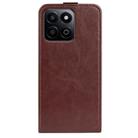 For Honor 200 Smart R64 Texture Single Vertical Flip Leather Phone Case(Brown) - 3