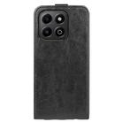 For Honor X6b R64 Texture Single Vertical Flip Leather Phone Case(Black) - 3