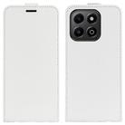 For Honor X6b R64 Texture Single Vertical Flip Leather Phone Case(White) - 1