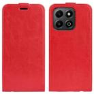 For Honor X6b R64 Texture Single Vertical Flip Leather Phone Case(Red) - 1
