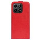 For Honor X6b R64 Texture Single Vertical Flip Leather Phone Case(Red) - 3