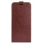 For Honor X6b R64 Texture Single Vertical Flip Leather Phone Case(Brown) - 2