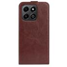 For Honor X6b R64 Texture Single Vertical Flip Leather Phone Case(Brown) - 3
