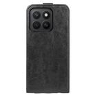 For Honor X8c 4G R64 Texture Single Vertical Flip Leather Phone Case(Black) - 3