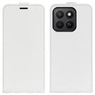 For Honor X8c 4G R64 Texture Single Vertical Flip Leather Phone Case(White) - 1