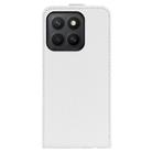 For Honor X8c 4G R64 Texture Single Vertical Flip Leather Phone Case(White) - 3