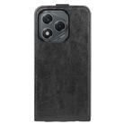 For Honor 400 Lite R64 Texture Single Vertical Flip Leather Phone Case(Black) - 3