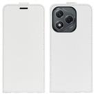 For Honor 400 Lite Global R64 Texture Single Vertical Flip Leather Phone Case(White) - 1