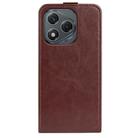 For Honor 400 Lite Global R64 Texture Single Vertical Flip Leather Phone Case(Brown) - 3