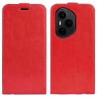 For Honor 400 Pro Global 160.8mm R64 Texture Single Vertical Flip Leather Phone Case(Red) - 1