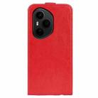 For Honor 400 Pro Global 160.8mm R64 Texture Single Vertical Flip Leather Phone Case(Red) - 3