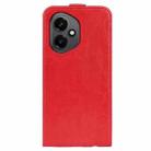 For Honor 400 Global R64 Texture Single Vertical Flip Leather Phone Case(Red) - 3