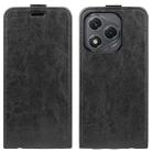 For Honor 400 Smart R64 Texture Single Vertical Flip Leather Phone Case(Black) - 1