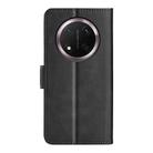 For Honor X9c Dual-side Magnetic Buckle Horizontal Flip Leather Phone Case(Black) - 3