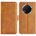 For Honor X9c Dual-side Magnetic Buckle Horizontal Flip Leather Phone Case(Yellow) - 1