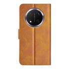 For Honor X9c Dual-side Magnetic Buckle Horizontal Flip Leather Phone Case(Yellow) - 3