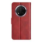 For Honor X9c Dual-side Magnetic Buckle Horizontal Flip Leather Phone Case(Red) - 3