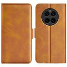For Honor Magic7 5G Dual-side Magnetic Buckle Horizontal Flip Leather Phone Case(Yellow) - 1