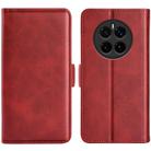 For Honor Magic7 5G Dual-side Magnetic Buckle Horizontal Flip Leather Phone Case(Red) - 1