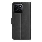 For Honor 200 Smart Dual-side Magnetic Buckle Horizontal Flip Leather Phone Case(Black) - 3