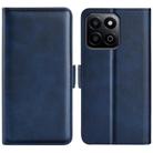 For Honor 200 Smart Dual-side Magnetic Buckle Horizontal Flip Leather Phone Case(Dark Blue) - 1