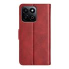 For Honor 200 Smart Dual-side Magnetic Buckle Horizontal Flip Leather Phone Case(Red) - 3