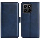 For Honor X6b Dual-side Magnetic Buckle Horizontal Flip Leather Phone Case(Dark Blue) - 1