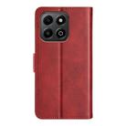 For Honor X6b Dual-side Magnetic Buckle Horizontal Flip Leather Phone Case(Red) - 3