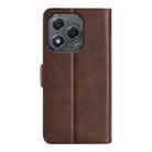 For Honor 400 Lite Global Dual-side Magnetic Buckle Horizontal Flip Leather Phone Case(Brown) - 3