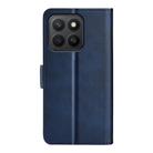 For Honor X8c 4G Dual-side Magnetic Buckle Horizontal Flip Leather Phone Case(Dark Blue) - 3