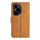 For Honor 400 Pro Global 160.8mm Dual-side Magnetic Buckle Horizontal Flip Leather Phone Case(Yellow) - 3