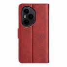 For Honor 400 Pro Global 160.8mm Dual-side Magnetic Buckle Horizontal Flip Leather Phone Case(Red) - 3