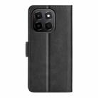 For Honor X6c Dual-side Magnetic Buckle Horizontal Flip Leather Phone Case(Black) - 3