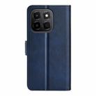 For Honor X6c Dual-side Magnetic Buckle Horizontal Flip Leather Phone Case(Dark Blue) - 3
